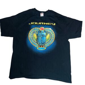 Vintage Y2K Journey Arrival 2001 graphic T-Shirt Concert Tee Tour Anvil size XL